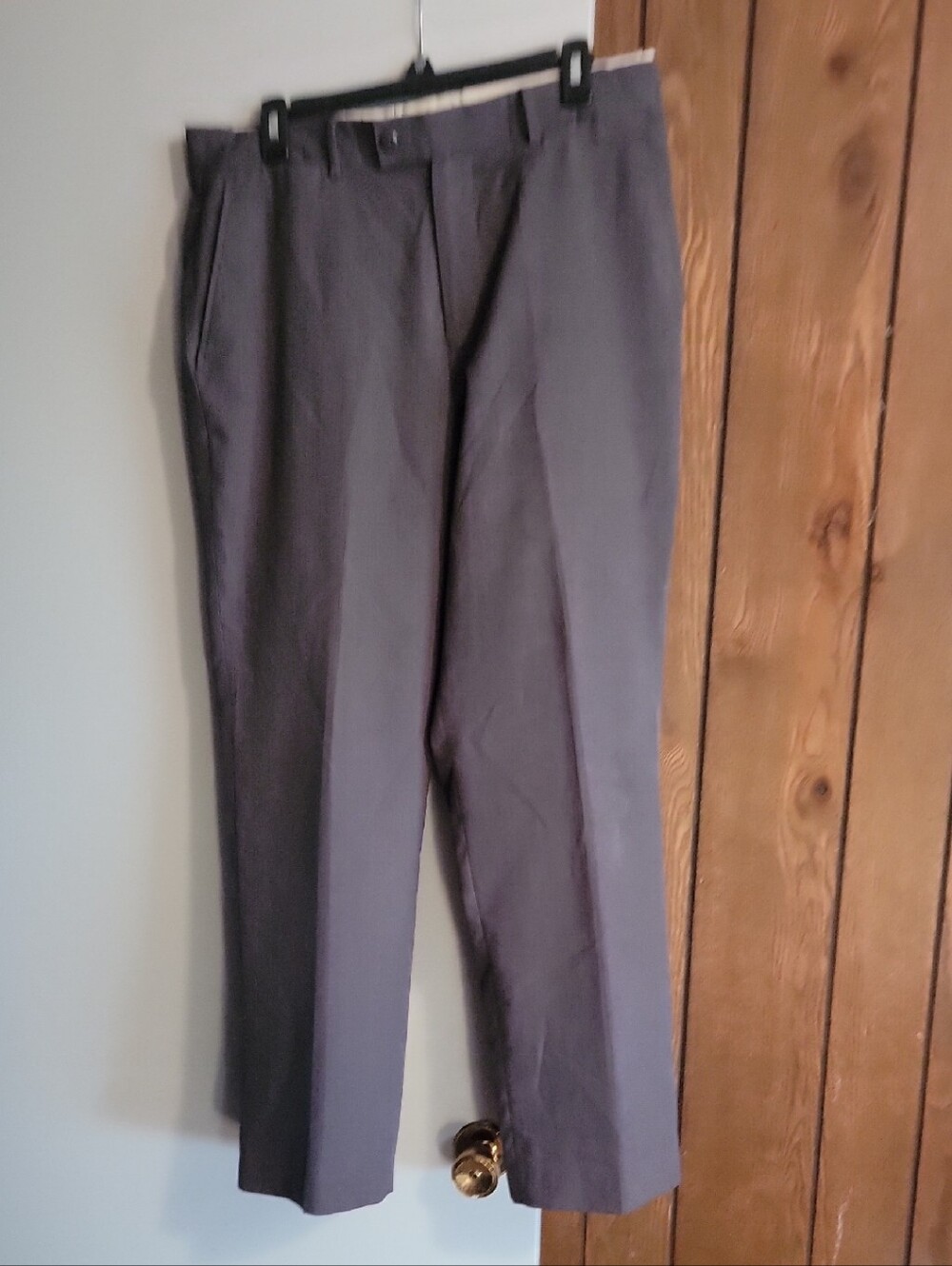 Louis Raphael Men's Charcoal Gray Dress Pants